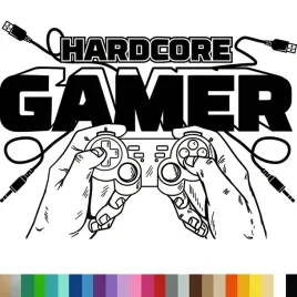 naklejka-dekoracyjna-na-sciane-napis-hardcore-gamer-gracz-94x128