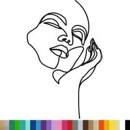 naklejka-dekoracyjna-na-sciane-art-line-kobieta-woman-nowoczesny-60x94