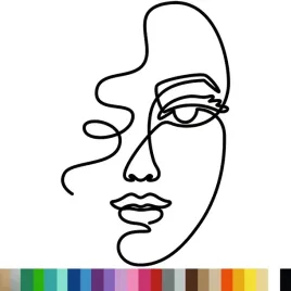 naklejka-dekoracyjna-na-sciane-art-line-kobieta-twarz-60x94-cm