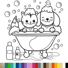 naklejka-dekoracyjna-na-sciane-grooming-zwierzeta-spa-94x98
