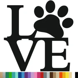 naklejka-dekoracyjna-na-sciane-motyw-love-milosc-pies-lapa-44x45