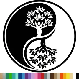 naklejka-dekoracyjna-na-sciane-motyw-yin-yang-drzewo-natura-94x94
