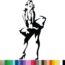 naklejka-dekoracyjna-na-sciane-wzor-marilyn-monroe-sylwetka-43x94