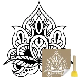 szablon-malarski-naklejany-na-sciane-mandala-kwiat-boho-45x42-pedzel