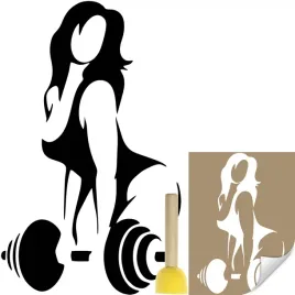 szablon-malarski-naklejany-na-sciane-fitness-ciezary-gym-94x58-pedzel