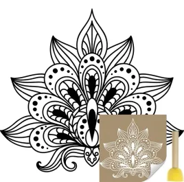 szablon-malarski-naklejany-na-sciane-mandala-kwiat-boho-45x51-pedzel