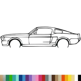 naklejka-dekoracyjna-na-sciane-auto-samochod-sportowy-klasyk-classic-70x265