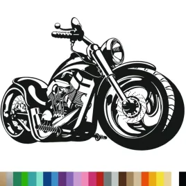 naklejka-dekoracyjna-na-sciane-motocykl-motor-chopper-custom-44x61