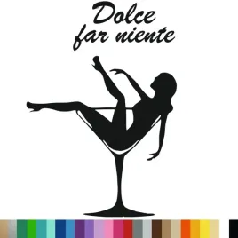 naklejka-dekoracyjna-na-sciane-winokieliszek-napis-dolce-far-niente-63x44