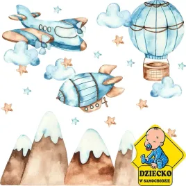 naklejki-dekoracyjne-na-sciane-pastelowy-samolot-balon-56x97cm
