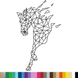 naklejka-dekoracyjna-na-sciane-kon-wzor-geometryczny-94x149-cm