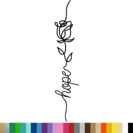 naklejka-dekoracyjna-na-sciane-art-line-roza-rose-hope-24x120