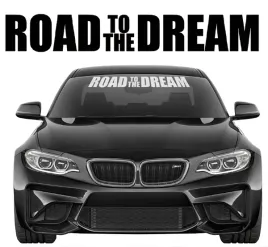 naklejka-na-samochod-szybe-blenda-pas-przedni-road-to-the-dream-design-60x9