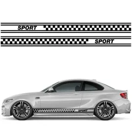 2x-naklejka-grafika-na-bok-samochodu-pasy-sportowe-szachownica-sport-17x220