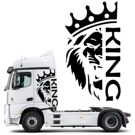naklejka-na-tir-samochod-ciezarowy-krol-king-korona-lew-lion-150x83