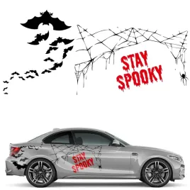 naklejka-na-samochod-stay-spooky-pajeczyna-nietoperze-halloween