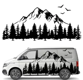 naklejka-grafika-na-kamper-gory-pasmo-gorskie-las-mountains-90x199