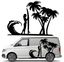 naklejka-grafika-na-kamper-auto-przyczepe-surfing-palmy-fale-sylwetka-43x64