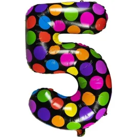 balon-foliowy-cyferka-5-w-kropki