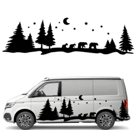 naklejka-grafika-na-kamper-przyczepe-niedzwiedz-misie-bear-gwiazdy-43x153