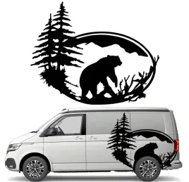 naklejka-grafika-na-kamper-auto-przyczepe-niedzwiedz-mis-bear-las-43x54