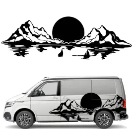 naklejka-grafika-na-kamper-przyczepe-pasmo-gorskie-gory-sun-statki-90x275