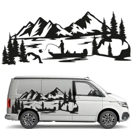 naklejka-grafika-na-auto-kamper-przyczepe-rybak-jezioro-gory-fish-45x109