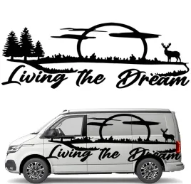 naklejka-grafika-na-kamper-przyczepe-natura-living-the-dream-jelen-90x253