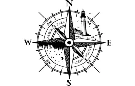 naklejka-grafika-na-kamper-przyczepe-kompas-roza-wiatrow-latarnia-las-45x46