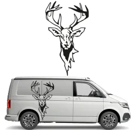naklejka-grafika-na-auto-kamper-przyczepe-jelen-deer-wild-animal-70x120
