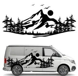 naklejka-grafika-na-auto-kamper-przyczepe-mountains-gory-las-natura-90x200