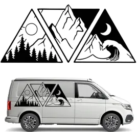 naklejka-grafika-na-kamper-przyczepe-trojkaty-gory-mountains-las-90x208