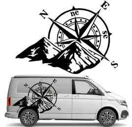 naklejka-grafika-na-auto-kamper-przyczepe-roza-wiatrow-kompas-gory-90x125