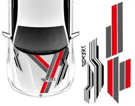 naklejka-grafika-na-samochod-maske-motyw-skosne-paski-linie-sport-91x190