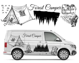 naklejka-motyw-samochod-camper-namiot-las-94x317cm