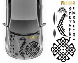 naklejka-grafika-na-samochod-maske-valhalla-wiking-celtic-symbol-89x220