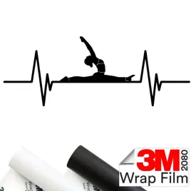 3m-2080-naklejka-na-auto-puls-linia-zycia-joga-fitness-22x7