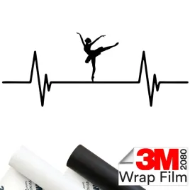 3m-2080-naklejka-na-samochod-puls-linia-zycia-balet-baletnica-22x9