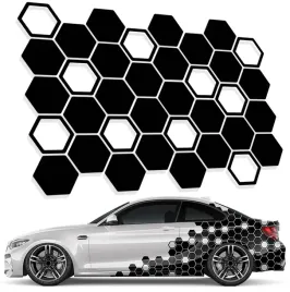 naklejki-na-auto-plaster-miodu-hexagon-36sztuk-9cm