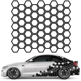 naklejka-na-auto-plaster-miodu-hexagon-59szt-6x7