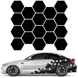 naklejka-na-auto-plaster-miodu-hexagon-18szt-10x11