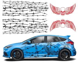 2x-naklejka-grafika-na-auto-maske-czaszka-ze-skrzydlami-skull-drut-94x700