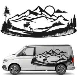 naklejka-grafika-na-auto-kamper-przyczepe-los-gory-mountians-camping-103x44