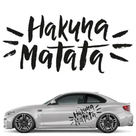 naklejka-na-samochod-hakuna-matata-motto-100x45