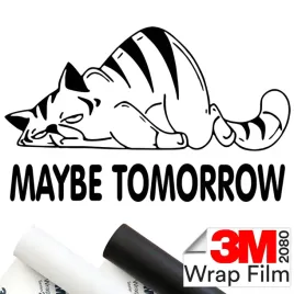 3m-2080-naklejka-na-samochod-maybe-tomorrow-kot-cat-15x24
