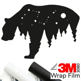3m-2080-naklejka-na-auto-niedzwiedz-bear-las-gwiazdy-10x15