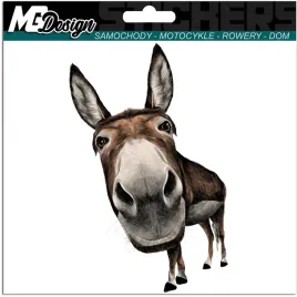 naklejka-na-samochod-auto-osiol-funny-donkey-zwierze-animal-15x15-druk