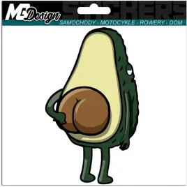 naklejka-na-samochod-auto-smieszne-awokado-avocado-butt-tylek-15x9-druk