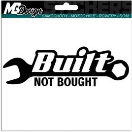 naklejka-na-auto-bulit-not-bought-car-sticker-15x45-wlepka