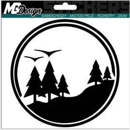 naklejka-na-samochod-las-forest-natura-ptaki-15x15